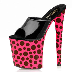 <span class=keywords><strong>Sandalias</strong></span> de Tacón Alto de 20 cm con Punta Abierta y Tacón de Aguja, Estilo Veraniego, para Bailar en Tubo - Product Image 2