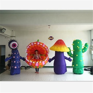 Costume Gonfiabile da Fungo per Adulti, Abito da Mangiatore di Uomini, Pupazzo a Forma di Cactus, Tema Vegetale per Eventi - Product Image 5