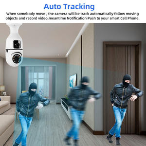 KERUI Caméra à double objectif 6MP Ampoule 5G Vision Couleur Wifi Maison Réseau <span class=keywords><strong>de</strong></span> Sécurité Sans Fil Caméra IP PTZ <span class=keywords><strong>Surveillance</strong></span> Audio Bidirectionnelle - Product Image 5