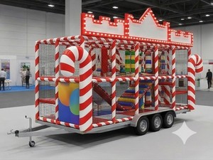 Remolque de juegos infantiles temático de dulces con trampolín y piscina de bolas - <span class=keywords><strong>Centro</strong></span> de juegos blandos colorido para <span class=keywords><strong>alquiler</strong></span> <span class=keywords><strong>en</strong></span> eventos infantiles - Product Image 6