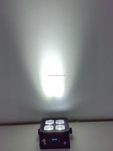 Mini 4*20W <span class=keywords><strong>sans</strong></span> <span class=keywords><strong>fil</strong></span> Led Uplights Par batterie <span class=keywords><strong>sans</strong></span> <span class=keywords><strong>fil</strong></span> DMX pour DJ lumière mariage Disco Club fête événement - Product Image 5