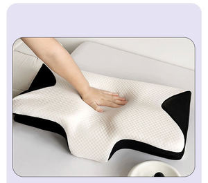 Bantal tempat tidur busa memori, berbentuk bantal serviks ergonomis, bantal tidur nyaman perlindungan leher kupu-kupu, bantal busa memori - Product Image 5