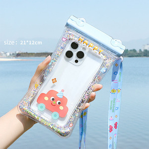 Phổ Nổi Điện Thoại Không Thấm Nước Pouch Dễ Thương Rõ Ràng Khô Túi IP68 Điện Thoại Không Thấm Nước Trường Hợp Với Dây Đeo Thắt Lưng Cho Iphone Samsung - Product Image 6