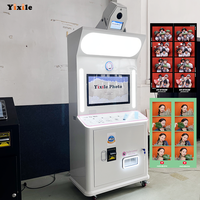 Machine de photomaton interactive portable Yixile à double caméra, éclairage de beauté de qualité, photomaton coréen en libre-service