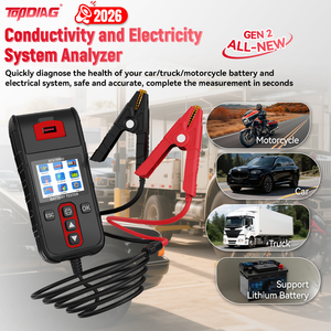 Topdiag 12V Android Auto Smart Batterietester Elektronischer Universeller Kfz-Batterieprüfer mit Drucker PK BT300P - Product Image 3