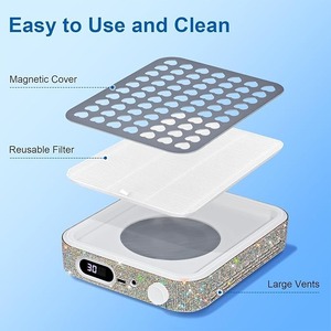 Colector de Polvo para Uñas, Aspirador Silencioso para Técnicos de Uñas, Potente Ventilador y Recolector de Polvo para Uñas, Aspiradora de Uñas - Product Image 3