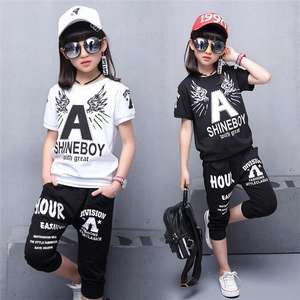 Conjunto de Ropa para Niñas con Camiseta de Manga Corta y Pantalones Cortos Infantiles con Estampado Divertido para Japonesas - Product Image 5