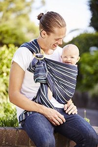 2020 directe d'usine nouveau <span class=keywords><strong>coton</strong></span> doux nouveau-né porte-bébé <span class=keywords><strong>sling</strong></span> wrap <span class=keywords><strong>bio</strong></span> avec logo - Product Image 3