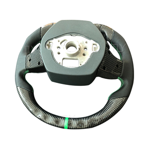 Volant en cuir perforé personnalisé en fibre de carbone adapté pour <span class=keywords><strong>Lamborghini</strong></span> Huracan LP610-4 volant <span class=keywords><strong>Aventador</strong></span> Urus - Product Image 4