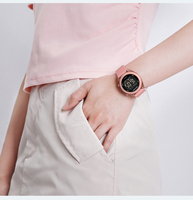 Montre-bracelet NAVIFORCE 7108 avec rétroéclairage, mode féminine, décontractée, étanche, boîtier en plastique, multifonctionnelle, montre lumineuse pour femme