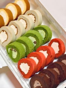 Rouleau de gâteau au chocolat, rouleau à la crème, roulade suisse, lasagne, pâtisserie française, ultrasonique - Product Image 6