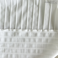 Tela Tejida de Alta Elasticidad Color Blanco 140gsm Ligera para Mangas de Maillot de Ciclismo para Deportes e Impresión