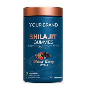 Premium Shilajit Gummies 60 Count Soft <b>Chewy</b> Resin Extract Gummies Packaged for Easy Handling and Portable Enjoyment - Product Image 1