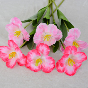 Vendita Diretta di Fiori Artificiali in Seta, Grandi <span class=keywords><strong>Tulipani</strong></span> Moderni per Decorazione Casa, Accessori per Fotografia, <span class=keywords><strong>Tulipani</strong></span> Stampati in 3D con Effetto Naturale - Product Image 4
