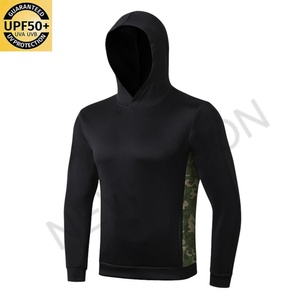 Customized Men's Sports Camouflage Top <b>Hoodie</b> Quick Dry Sun Protection Running Fitness Sports Jacket - Product Image 3