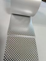 Étiquette de sécurité anti-contrefaçon, anti-effraction, résistante aux UV, imperméable, holographique 3D, adhésive partiellement, avec logo personnalisé