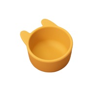 Nouveau bol à collation en silicone pour bébé, compatible micro-ondes, fournitures d'alimentation mère-enfant, direct usine