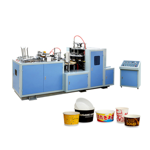 Tốc độ cao Ice Cream salad hoàn toàn tự động Kraft hộp tròn lấy đi container giấy súp Bát Máy làm - Product Image 2