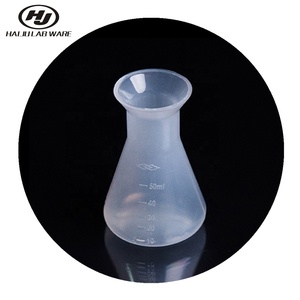 <span class=keywords><strong>Erlenmeyer</strong></span> <span class=keywords><strong>de</strong></span> cuello estrecho cónico triángulo frasco <span class=keywords><strong>de</strong></span> <span class=keywords><strong>laboratorio</strong></span> <span class=keywords><strong>de</strong></span> química instrumento <span class=keywords><strong>de</strong></span> análisis 50ml - Product Image 1