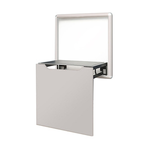 Aluminum Alloy Folding <b>Stool</b> Wall Mounted Concealed <b>Bathroom</b> Chair Durable Household Entryway Furniture - Product Image 3