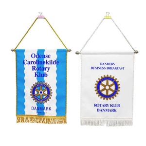 Banderas de Pared Personalizadas de Satén No Tejido para Publicidad, Souvenirs de Intercambio de Clubes de Fútbol Nacional, Tamaño Personalizado - Product Image 1