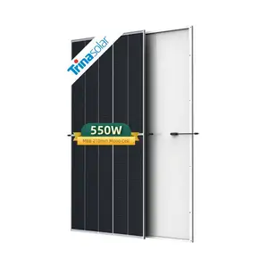 Painel solar trina 545wp 550wp 555wp 500w, painel solar mono painel solar preço com células de 210mm