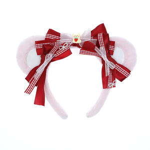 عصابة رأس على شكل دب على شكل حيوانات لطيفة عصابة رأس للفتيات على شكل دب لوليتا - Product Image 1