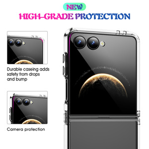 Rõ ràng <span class=keywords><strong>TPU</strong></span> cứng PC trường hợp điện thoại với bảo vệ màn hình thiết kế trong suốt cho Samsung cho <span class=keywords><strong>Galaxy</strong></span> Z lật <span class=keywords><strong>7</strong></span> 6 5 4 bao gồm túi OPP - Product Image 3