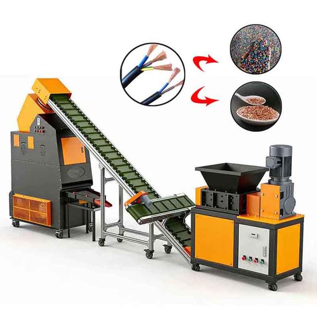 High Quality Copper Cable Wire Separating Machine Electric Waste Cable Wire Granulator Machine