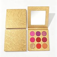 Palette de fards à paupières de luxe à haute pigmentation, marque privée, paillettes, brillants, mats, vegan