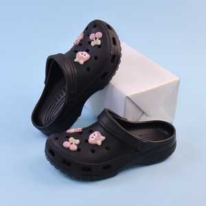 Zuecos Cherry Girl para Mujer, Color Café, Caqui, Gris, Negro, Blanco, Sólido, Grosor Medio, Tacón de 2-3 cm, Antideslizantes, para Exteriores y Playa - Product Image 5