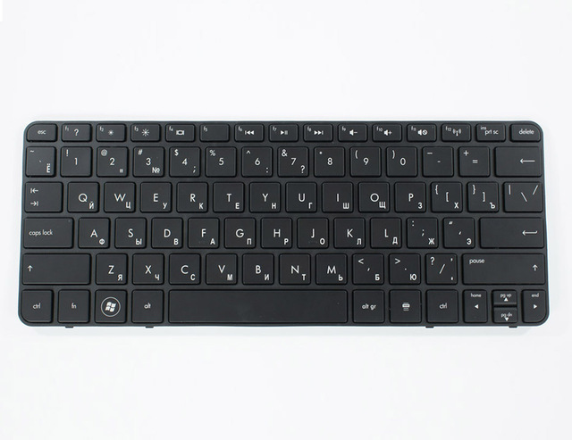 Replacement Laptop Keyboard for HP for Compaq Mini 1003 1103 110-3500 110-3510 210-3000 210-3001 210-3002 Rus Black Chiclet