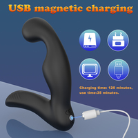Plug anal gonflable en silicone ABS étanche pour adulte, télécommande, 3 fréquences de gonflage, 9 fréquences de vibration, USB magnétique, noir