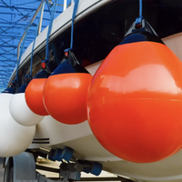Bouée de protection gonflable en PVC de type A pour yacht, pare-battage marin en forme de larme pour protection de quai