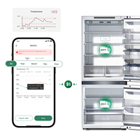 BlueTag T10 Bluetooth Enregistreur de données de température BLE Beacon Sensor pour réfrigérateur Control Food Truck