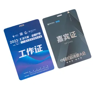 Personalizado Impressão UV Brilhante Business Card Pvc Id Card
