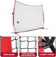 Filet de protection sportif portable idéal pour le golf, le baseball, le basketball, le football, le lacrosse, le hockey