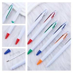 Promotional Custom Branded Plastic Uv Print Pens Full Color logo Pen <b>Sublimation</b> Blank White Stylo Ballpoint Pen - Product Image 4