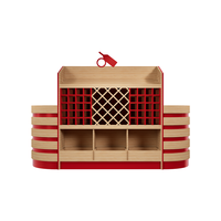 Casier à vin commercial avec structure robuste, utilisation polyvalente. Idéal pour les supermarchés et les magasins de proximité.