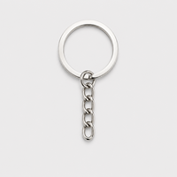 Accessoires de porte-clés en métal doré et argenté durables, forme cœur, avec mousqueton pivotant pour sac à main, jouet, pièces de bricolage, vente en gros