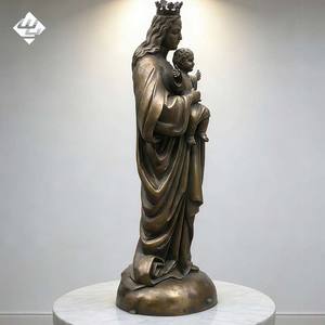 美しいカスタムメイドの高品質等身大屋外用大型ブロンズ彫刻「聖母マリアは生まれなかった」 - Product Image 5
