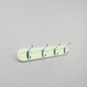 Bán buôn Chrome mạ treo tường áo gỗ Rack với 4 Móc Đôi cho văn phòng Phòng Phòng Tắm phòng ngủ lối vào hoặc biệt thự - Product Image 3