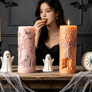 <span class=keywords><strong>Candele</strong></span> Profumate a Forma di Teschio N-195, Fatte a Mano, Ecologiche in Cera di Soia, <span class=keywords><strong>Candele</strong></span> di <span class=keywords><strong>Halloween</strong></span>, Articoli Decorativi per la Casa e Regali - Product Image 2
