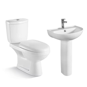 Gran oferta, artículos <span class=keywords><strong>sanitarios</strong></span> de inodoro alargados de dos piezas con Material cerámico de diseño moderno de doble descarga para hoteles - Product Image 4