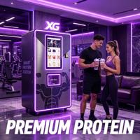 Distributeur automatique de boissons protéinées haute performance à prix d'usine, écran tactile, fonction SDK, gestion basée sur le cloud pour les salles de sport et la remise en forme