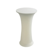 Housses de table extensibles élastiques pour réunions d'affaires, cocktails, événements, décorations de mariage, housses de table publicitaires