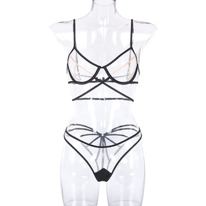 Erotique 2 pezzi pizzo Lenceria Set belle donne Lingerie erotica <span class=keywords><strong>abiti</strong></span> - Product Image 5
