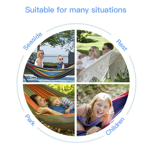 Support de <span class=keywords><strong>hamac</strong></span> en métal brésilien, mobilier d'extérieur, balançoires de <span class=keywords><strong>jardin</strong></span> <span class=keywords><strong>pour</strong></span> le camping, chaise suspendue de plage, <span class=keywords><strong>hamac</strong></span> en nylon confortable - Product Image 2