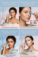 Bâton de massage oculaire en silicone très populaire – Cadeau idéal pour femme et fille – Outil de massage des yeux pour soulager la fatigue – Applicateur de crème contour des yeux