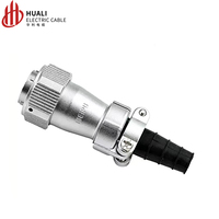 Conector y Enchufe de Aviación Impermeable Weipu WY28-3-4-7-9-10-12-16-19-20-24-26 Núcleos TI